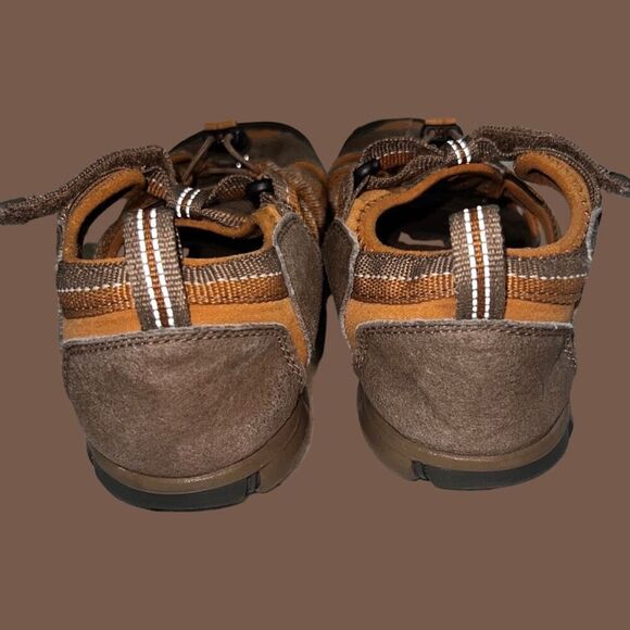 KEEN Kids Seacamp CNX Brown Butterscotch Big Kid Sandals Sneakers Size 4 - Picture 3 of 7